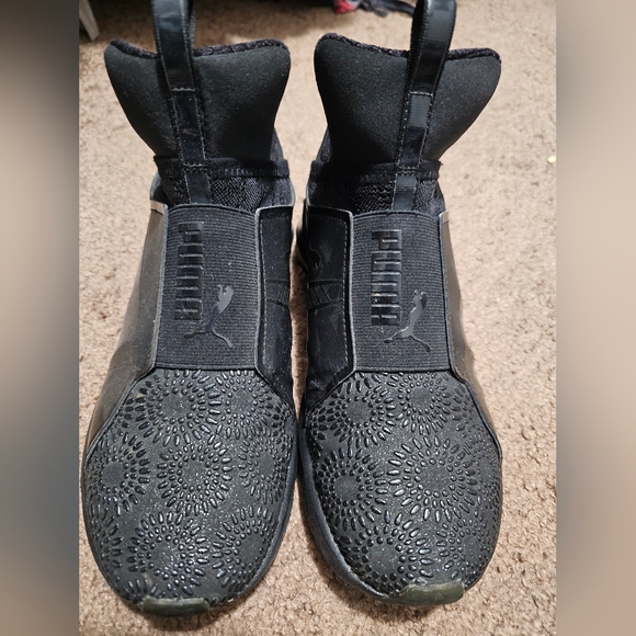 PUMA Fierce Black Slip-On Shoes - Picture 1 of 4